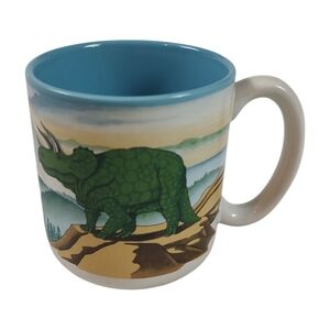 Smithsonian Institution Triceratops Dinosaur Mug 1988